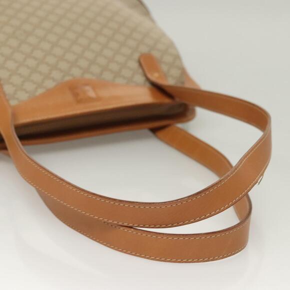 CELINE Macadam Canvas Shoulder Bag Pvc Beige Gold - Picture 7 of 13